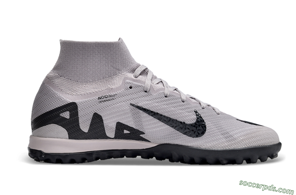 Nike Air Zoom Mercurial Superfly 9 Elite TF High-Tops Football Shoes - Grey/Purple/Black 5