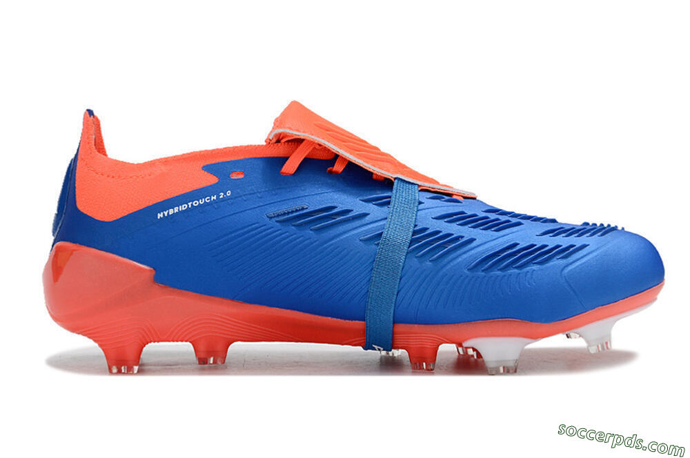 Adidas Predator Elite Foldover Tongue FG Low-Tops Football Boots - Blue/White/Red 7