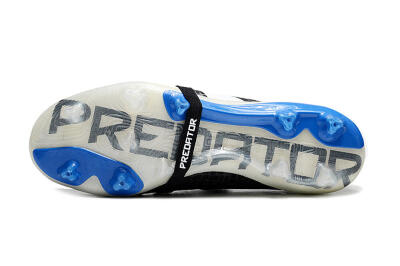 Adidas Predator Elite Foldover Tongue FG Low-Tops Football Boots - Black/White/Blue