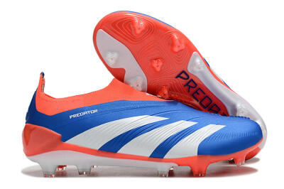 Adidas Predator Accuracy+ FG Low-Tops Football Boots - Blue/White/Red