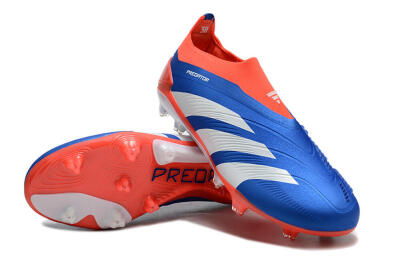 Adidas Predator Accuracy+ FG Low-Tops Football Boots - Blue/White/Red