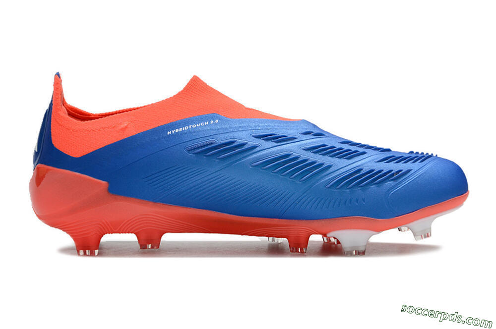 Adidas Predator Accuracy+ FG Low-Tops Football Boots - Blue/White/Red 7