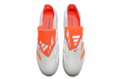 Adidas Predator Elite Foldover Tongue FG Low-Tops Football Boots - Beige/White/Red