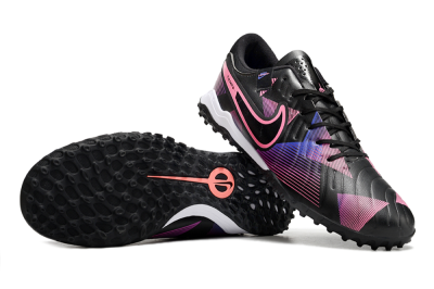 Nike Tiempo Legend 10 Pro TF Low-Tops Football Shoes - Black/Purple/Pink