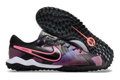 Nike Tiempo Legend 10 Pro TF Low-Tops Football Shoes - Black/Purple/Pink