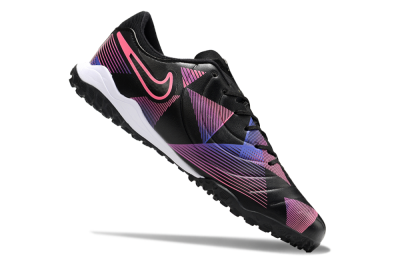 Nike Tiempo Legend 10 Pro TF Low-Tops Football Shoes - Black/Purple/Pink