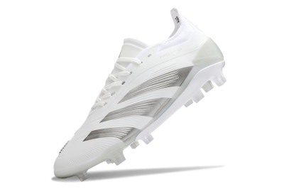 Adidas Predator Accuracy.1 FG Low-Tops Football Boots - White/Silver/Grey