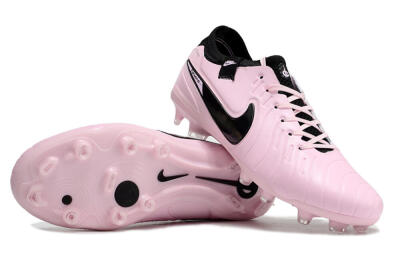 Nike Tiempo Legend 10 Elite FG Low-Tops Football Boots - Pink/Black