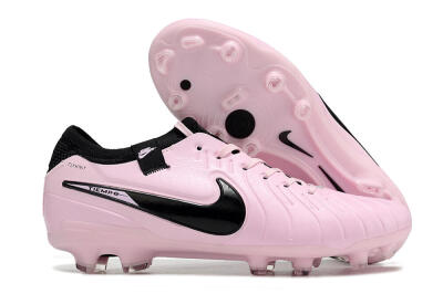 Nike Tiempo Legend 10 Elite FG Low-Tops Football Boots - Pink/Black