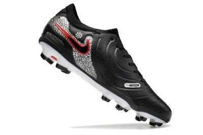 Nike Tiempo Legend 10 Elite FG Low-Tops Football Boots - Black/Red/White