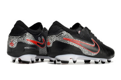 Nike Tiempo Legend 10 Elite FG Low-Tops Football Boots - Black/Red/White