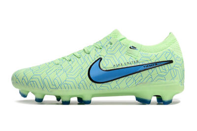Nike Tiempo Legend 10 Elite FG Low-Tops Football Boots - Green/Blue