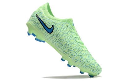 Nike Tiempo Legend 10 Elite FG Low-Tops Football Boots - Green/Blue