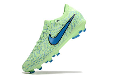 Nike Tiempo Legend 10 Elite FG Low-Tops Football Boots - Green/Blue