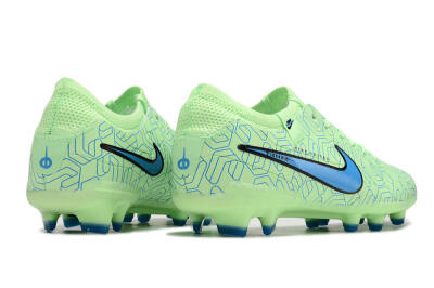 Nike Tiempo Legend 10 Elite FG Low-Tops Football Boots - Green/Blue
