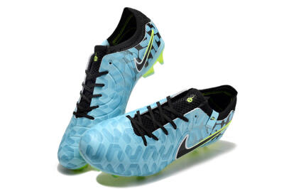 Nike Tiempo Legend 10 Elite FG Low-Tops Football Boots - Jade/Black/Yellow