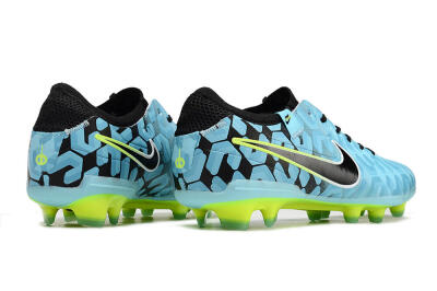 Nike Tiempo Legend 10 Elite FG Low-Tops Football Boots - Jade/Black/Yellow