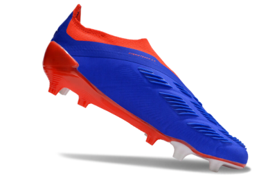 Adidas Predator Elite Laceless FG Low-Tops Football Boots - Blue/White/Red