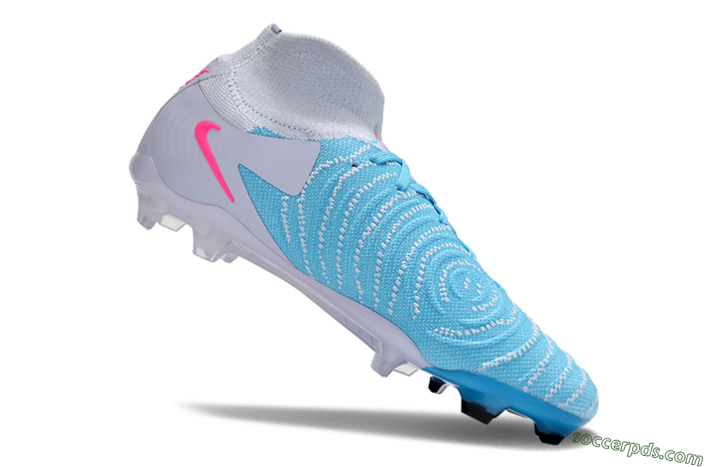 Nike Phantom Luna Elite NU FG High-Tops Football Boots - Jade/White/Pink 4