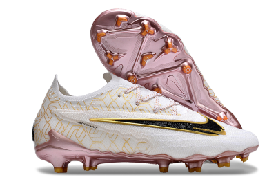 Nike Phantom GX Elite United Golden Pack FG Low-Tops Football Boots - White/Metallic Gold/Black