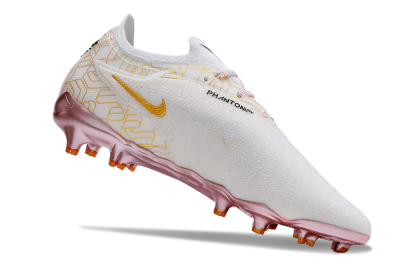 Nike Phantom GX Elite United Golden Pack FG Low-Tops Football Boots - White/Metallic Gold/Black