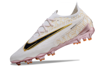 Nike Phantom GX Elite United Golden Pack FG Low-Tops Football Boots - White/Metallic Gold/Black