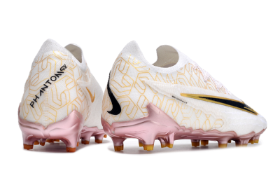 Nike Phantom GX Elite United Golden Pack FG Low-Tops Football Boots - White/Metallic Gold/Black
