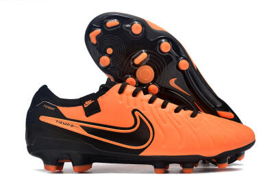 Nike Tiempo Legend 10 Elite FG Low-Tops Football Boots - Orange/Black