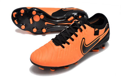 Nike Tiempo Legend 10 Elite FG Low-Tops Football Boots - Orange/Black