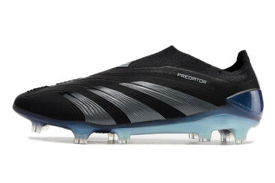 Adidas Predator 24 Elite LL FG Low-Tops Football Boots - Black/Silver/Jade