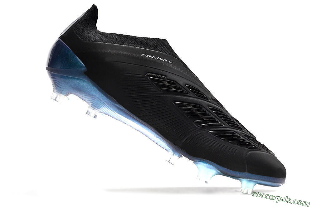 Adidas Predator 24 Elite LL FG Low-Tops Football Boots - Black/Silver/Jade 4