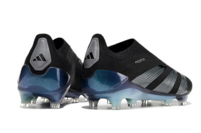 Adidas Predator 24 Elite LL FG Low-Tops Football Boots - Black/Silver/Jade