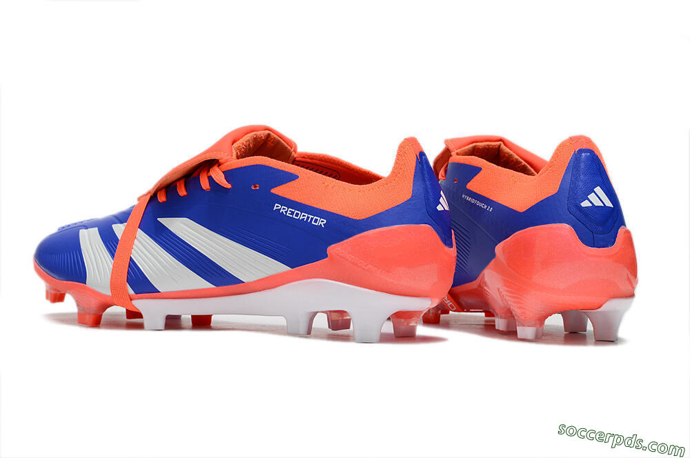 Adidas Predator Elite Foldover Tongue FG Low-Tops Football Boots - Blue/Red/White 6