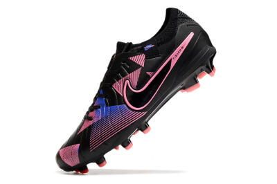Nike Tiempo Legend 10 Elite FG Low-Tops Football Boots - Black/Pink/Blue