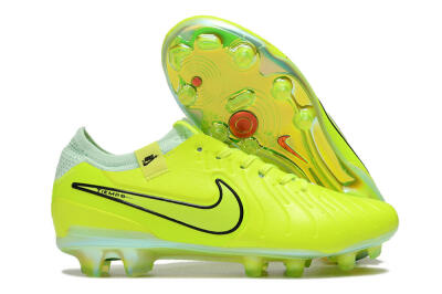 Nike Tiempo Legend 10 Elite FG Low-Tops Football Boots - Yellow/Jade/Gold