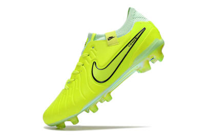 Nike Tiempo Legend 10 Elite FG Low-Tops Football Boots - Yellow/Jade/Gold