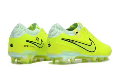 Nike Tiempo Legend 10 Elite FG Low-Tops Football Boots - Yellow/Jade/Gold