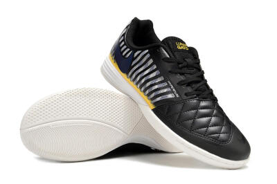 Nike Lunar Gato 2 IC Low-Tops Football Shoes - Black/Blue/Yellow