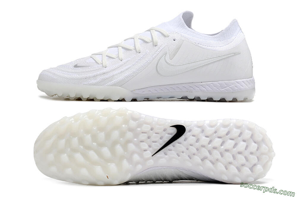 Nike Phantom GX 2 Elite TF Low-Tops Football Shoes - White/Black 0