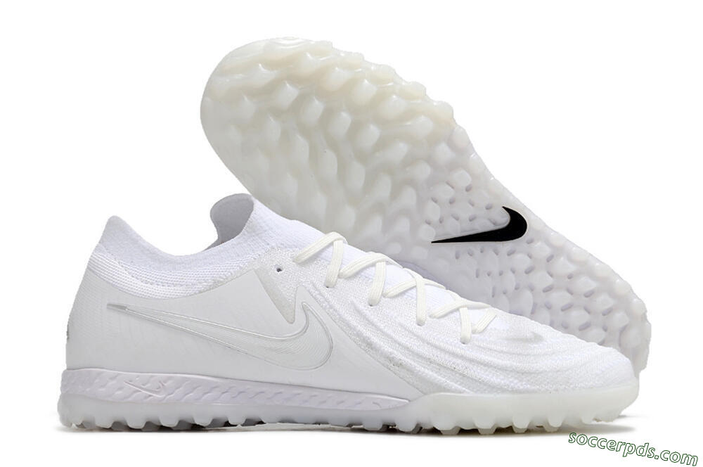 Nike Phantom GX 2 Elite TF Low-Tops Football Shoes - White/Black 1