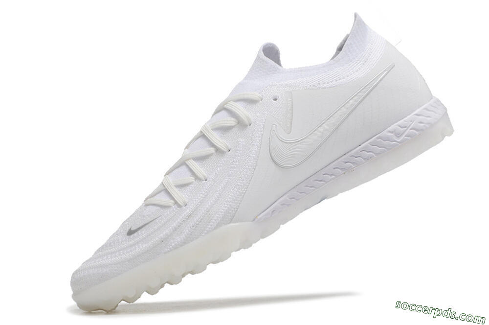 Nike Phantom GX 2 Elite TF Low-Tops Football Shoes - White/Black 5