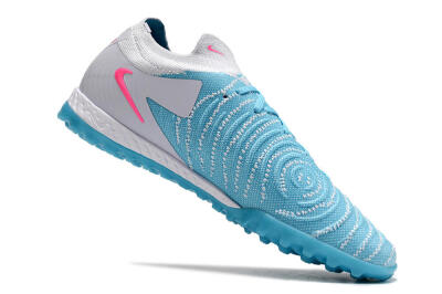 Nike Phantom GX 2 Elite TF Low-Tops Football Shoes - Blue/White/Pink
