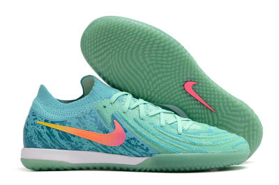 Nike Phantom GX 2 Elite IC Low-Tops Football Shoes - Jade/Pink/Orange