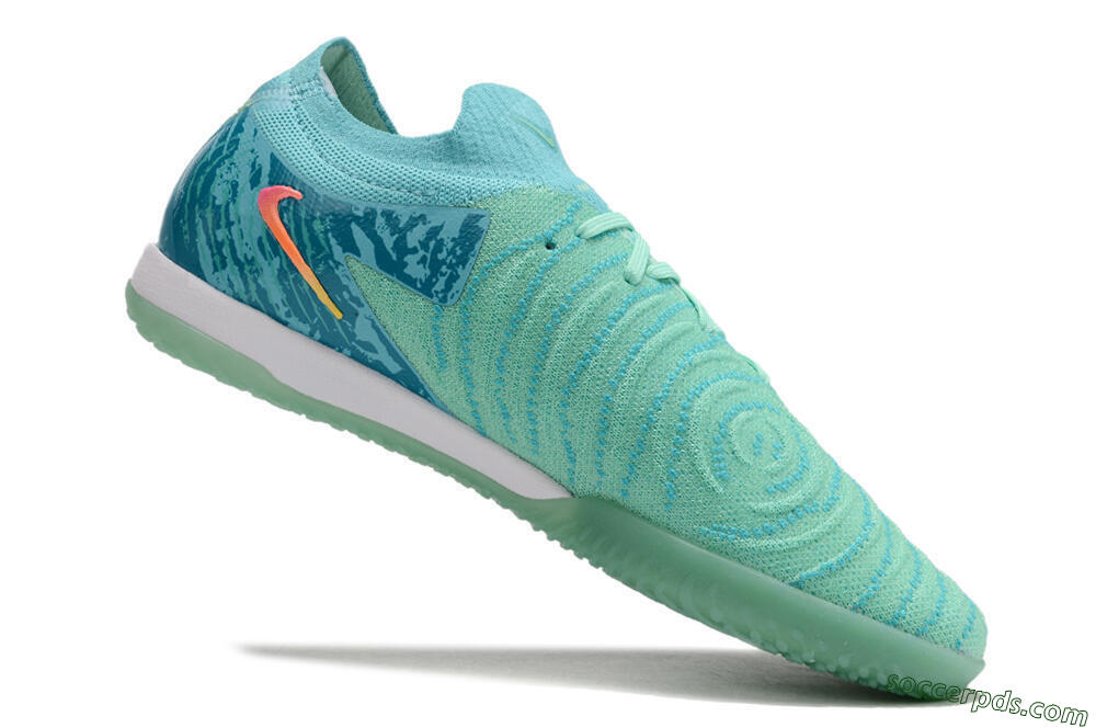 Nike Phantom GX 2 Elite IC Low-Tops Football Shoes - Jade/Pink/Orange 4