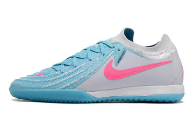 Nike Phantom GX 2 Elite IC Low-Tops Football Shoes - Blue/White/Pink