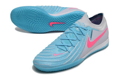 Nike Phantom GX 2 Elite IC Low-Tops Football Shoes - Blue/White/Pink