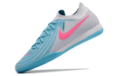 Nike Phantom GX 2 Elite IC Low-Tops Football Shoes - Blue/White/Pink