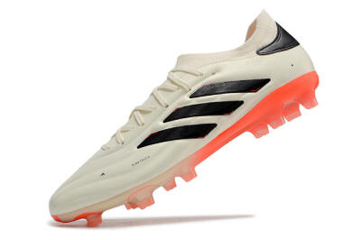 Adidas Copa Pure 2+ FG Low-Tops Football Boots - Beige/Black/Red
