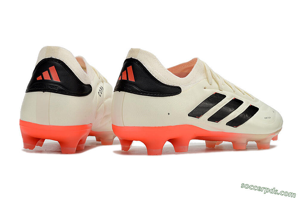 Adidas Copa Pure 2+ FG Low-Tops Football Boots - Beige/Black/Red 6