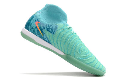 Nike Phantom Luna Elite NU IC High-Tops Football Shoes - Jade/Pink/Orange